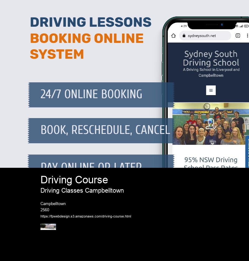 Driving Course Driving Classes Campbelltown Driving instructors near me